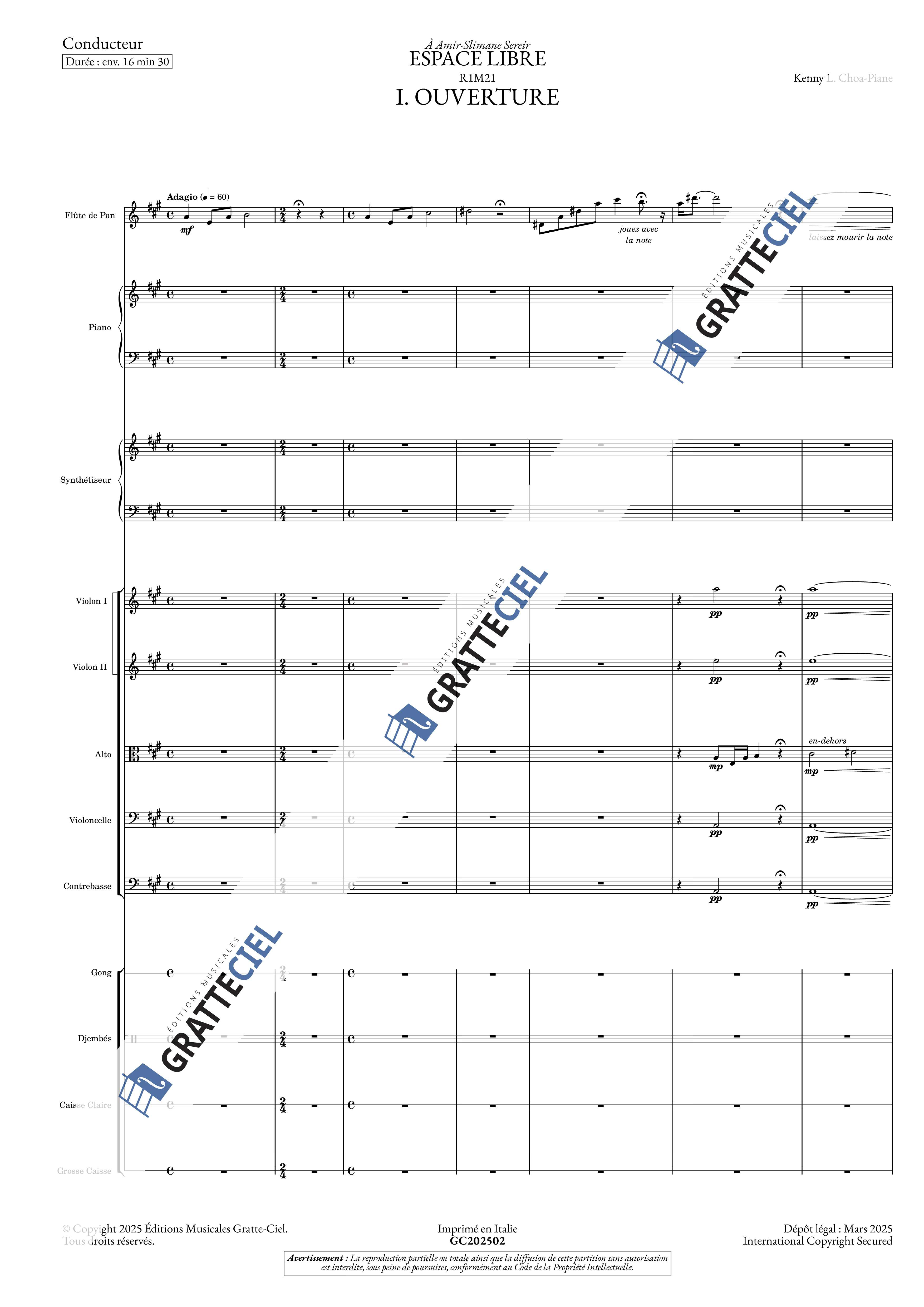 Extrait de partition