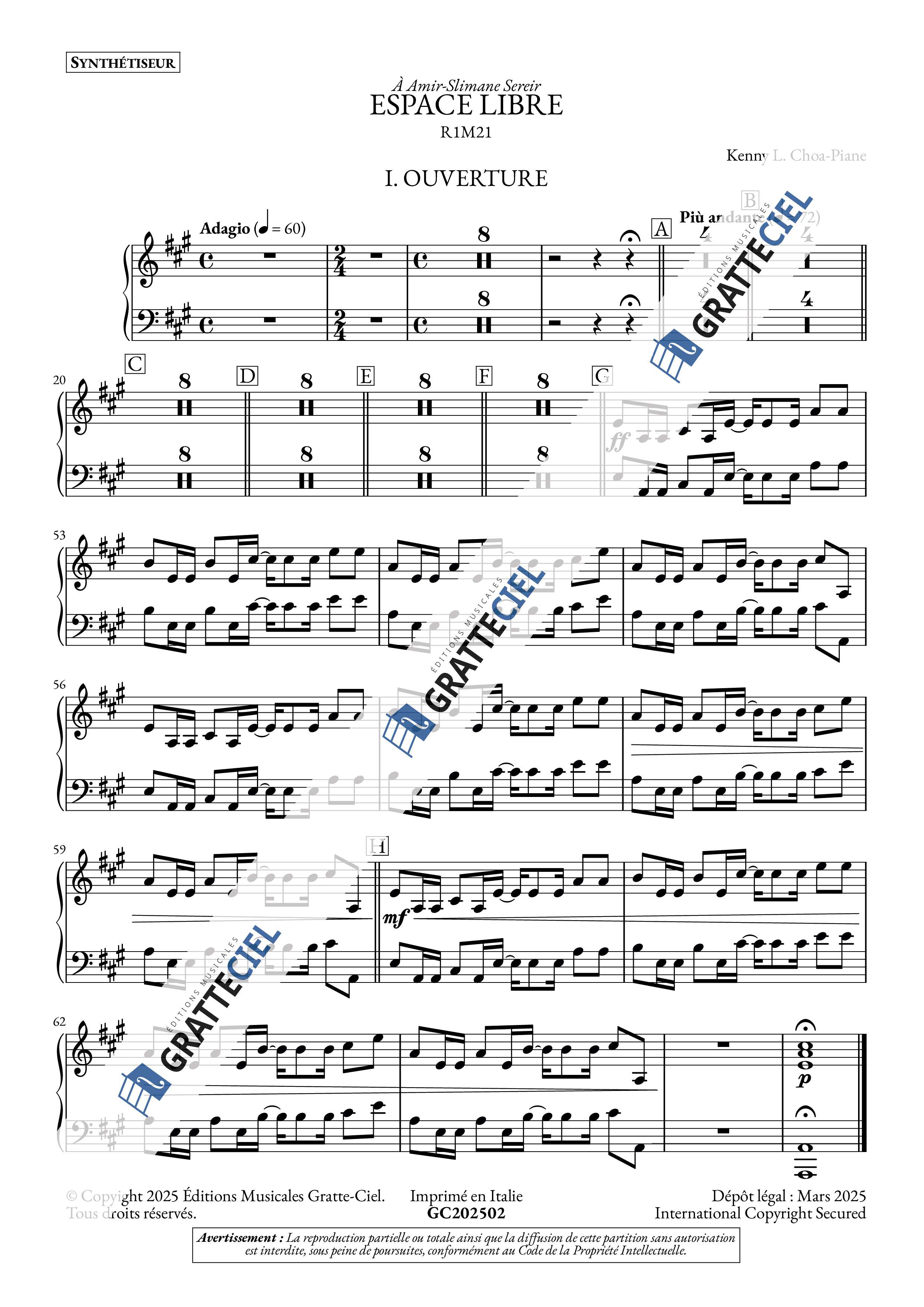 Extrait de partition