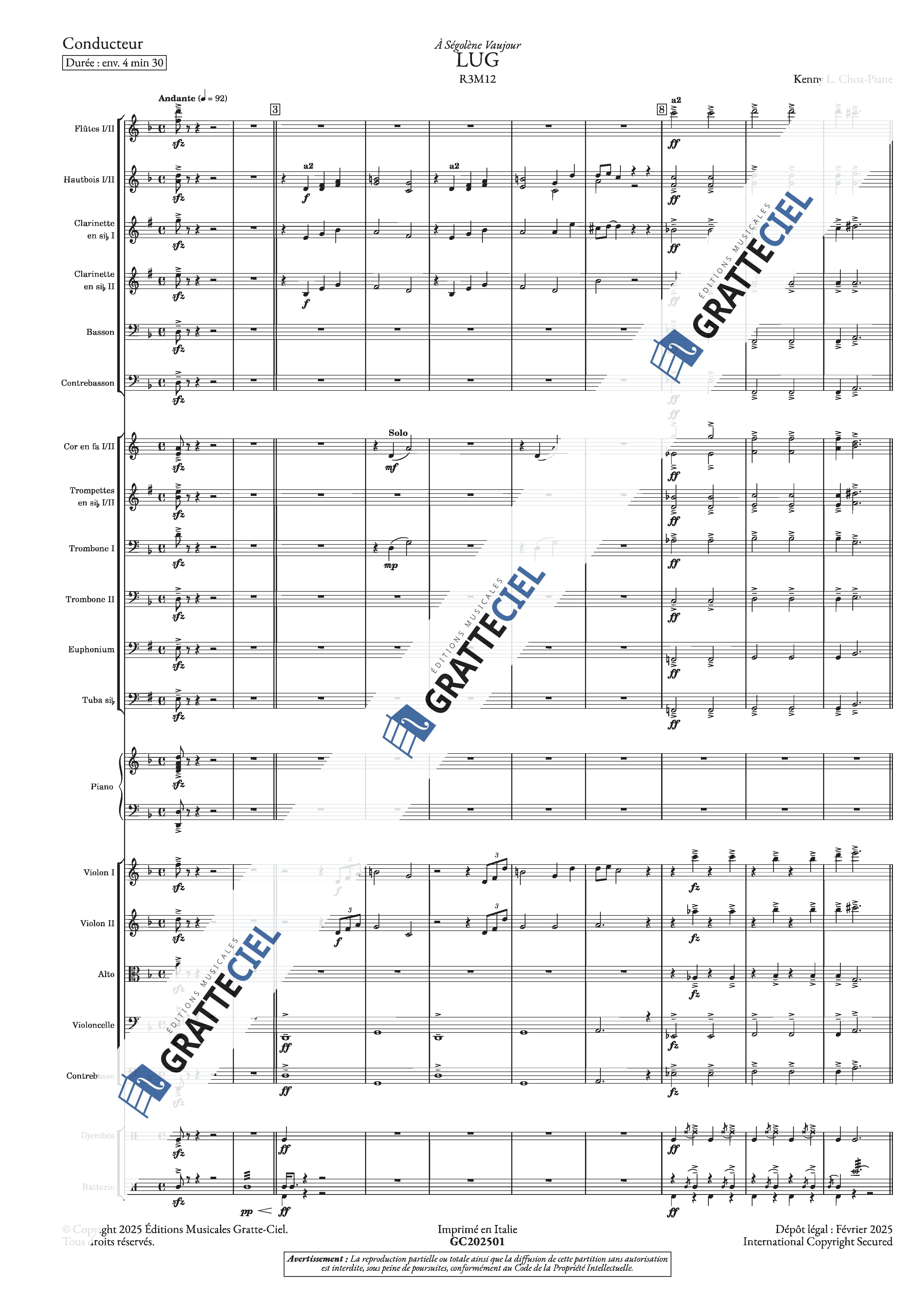 Extrait de partition