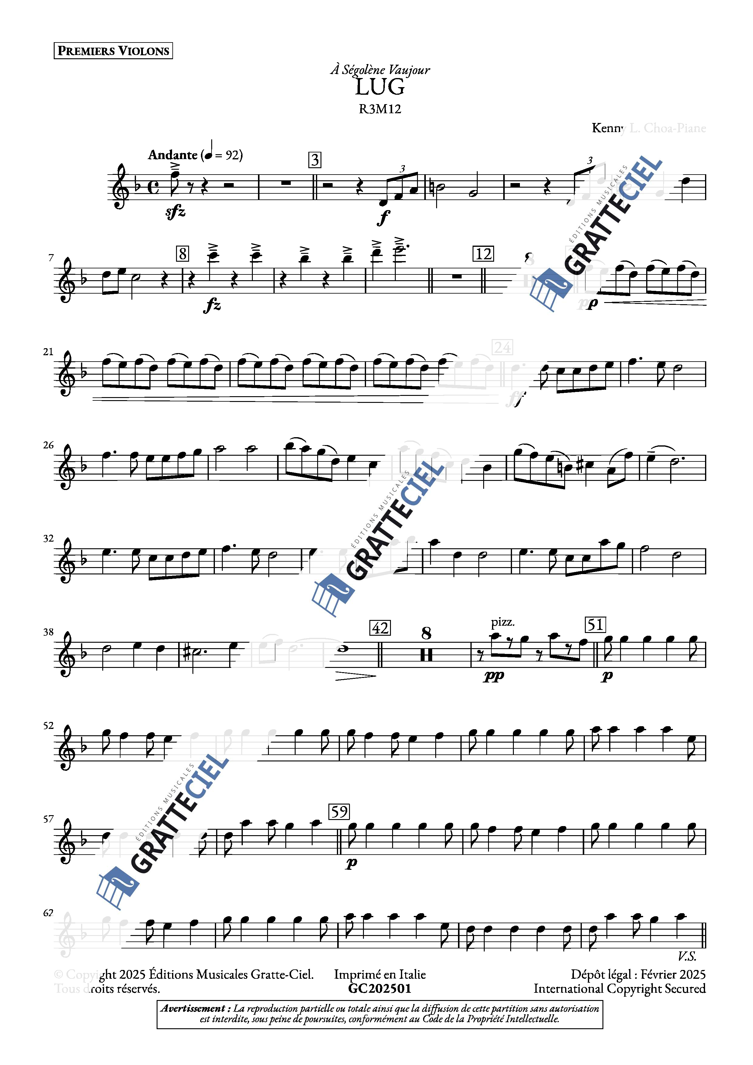 Extrait de partition